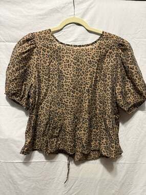 AE Tie Front Flyaway Blouse